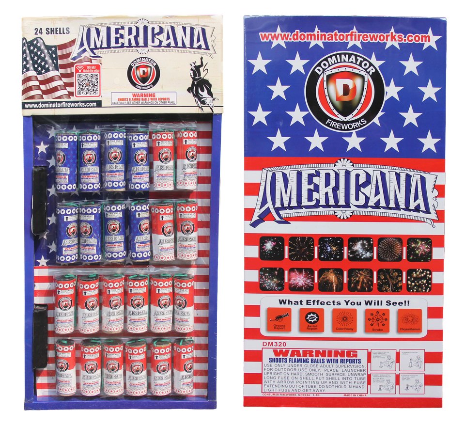 Americana artillery fireworks for America's 250th
