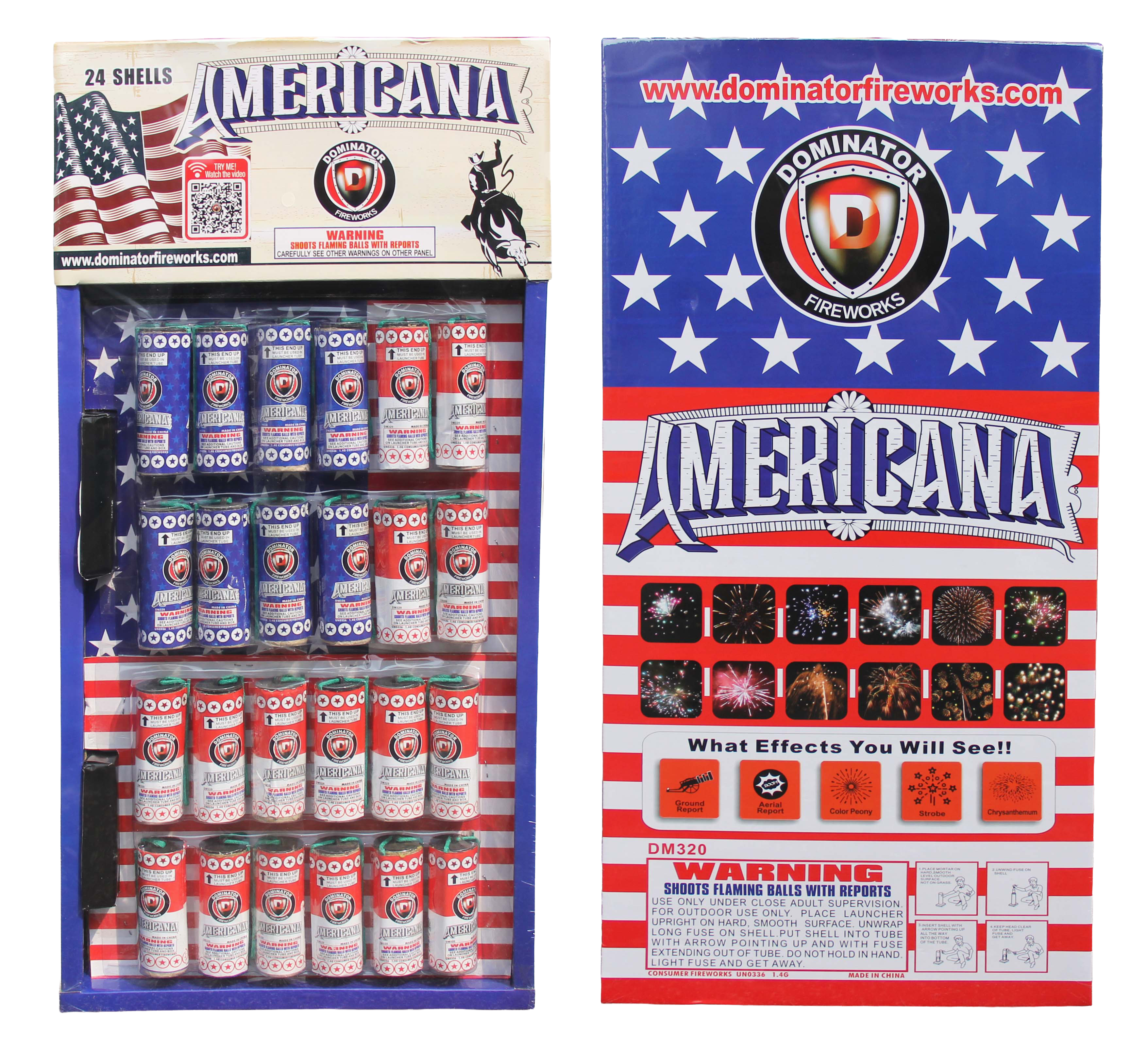 Americana artillery fireworks for America's 250th