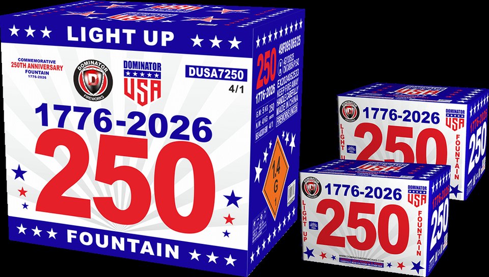 America 250 Light Up Fountain product