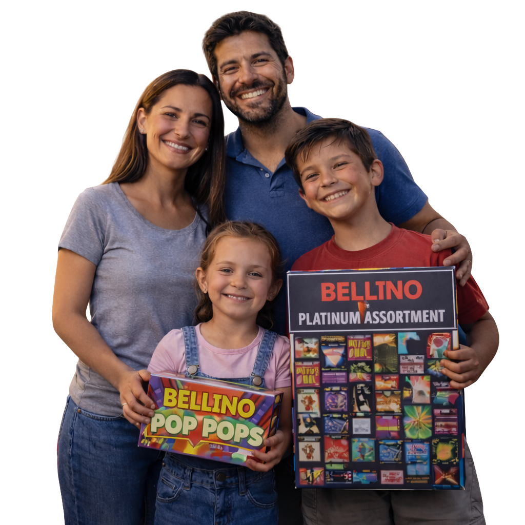 Happy Family Fireworks selection at Bellino Illinois