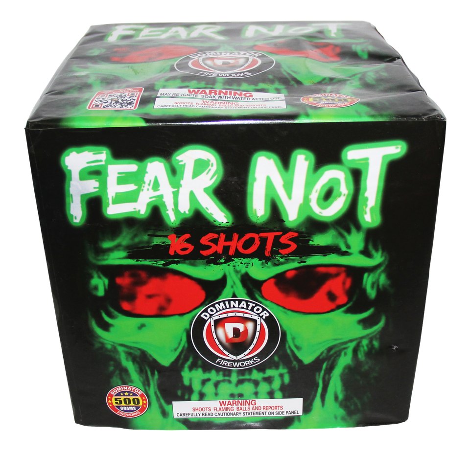Fear Not fireworks, 16 shots