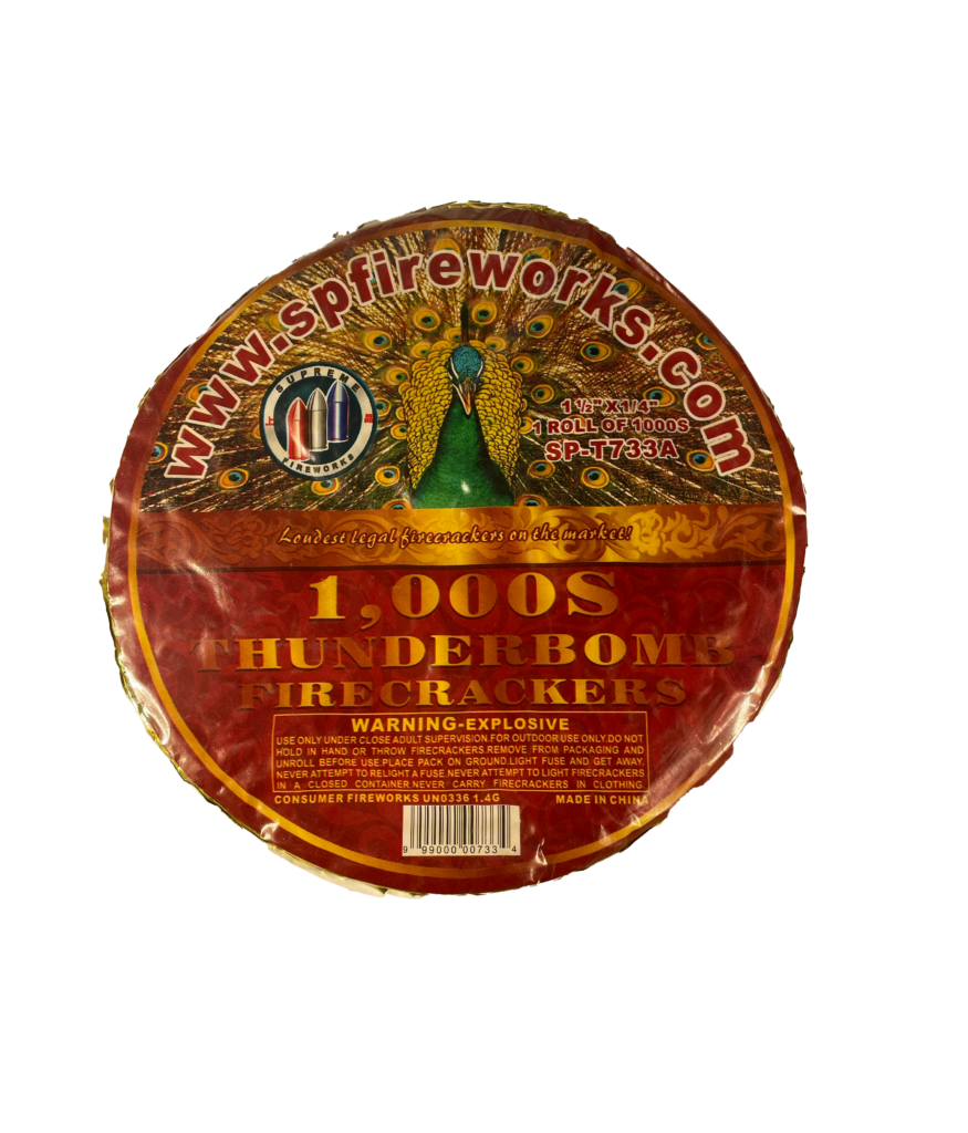 1,000 Roll Firecrackers - Bellino Fireworks