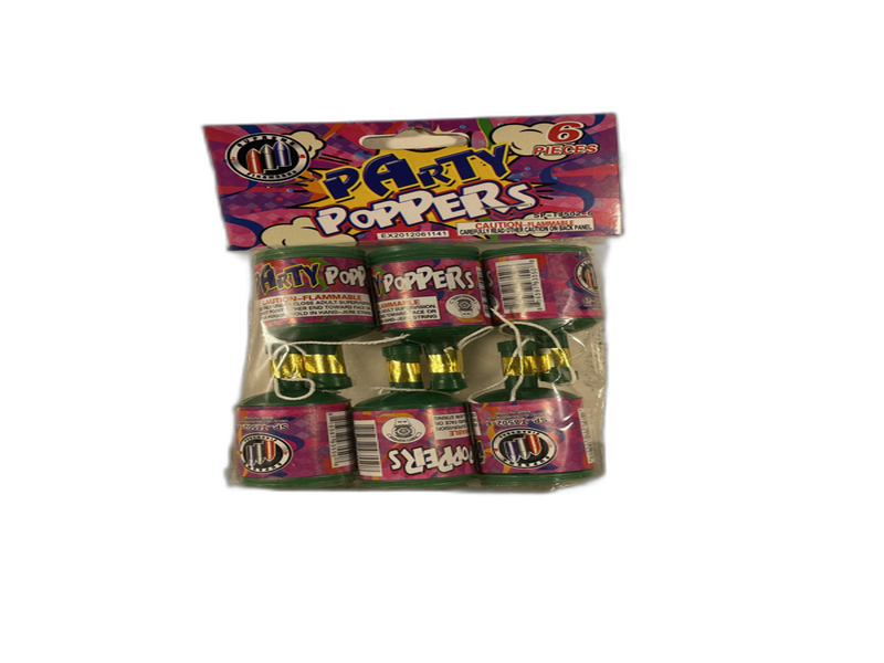 Party Poppers